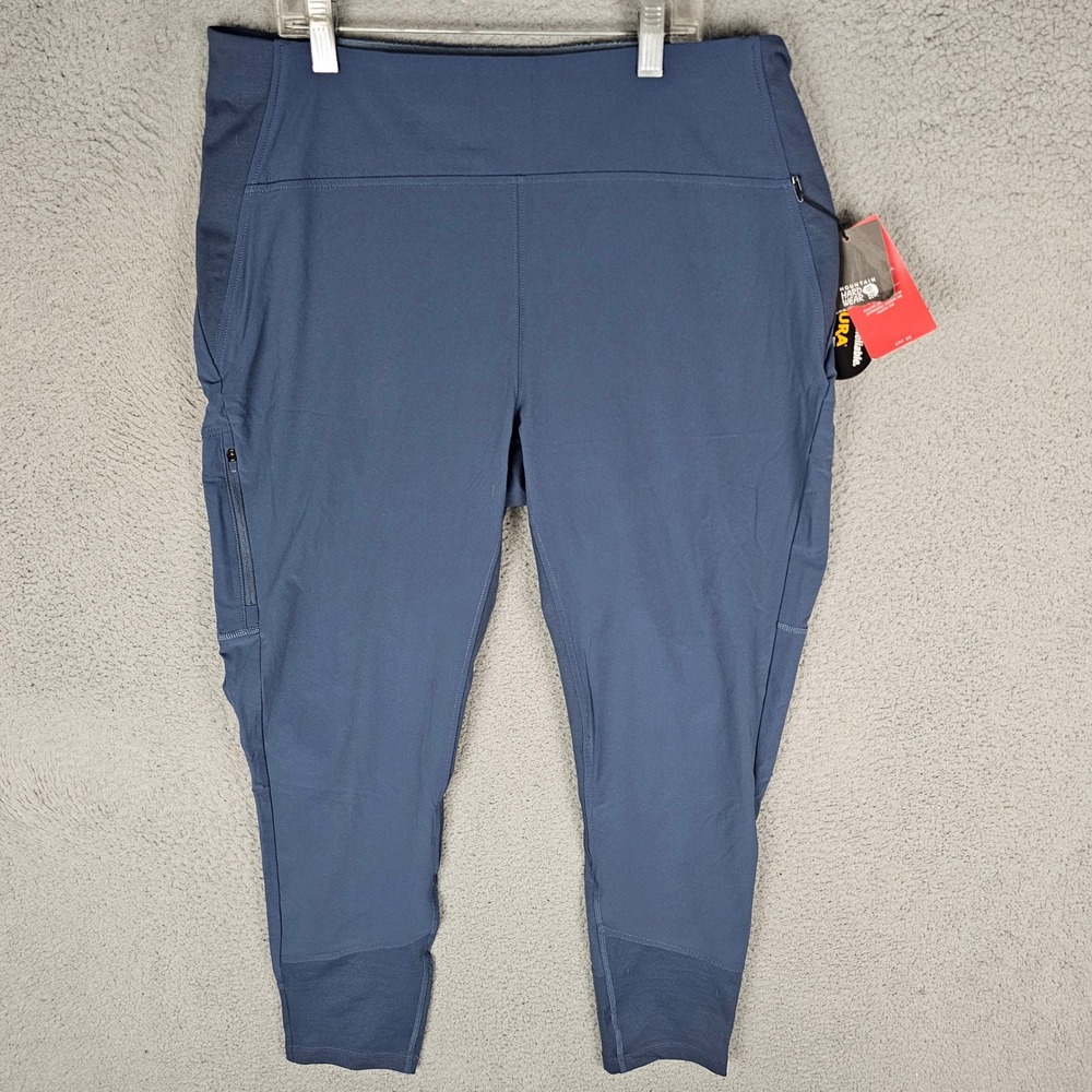 Mountain Hardwear Pants Womens XL Blue Chockstone Rock Tight OL8619-492 Cordura